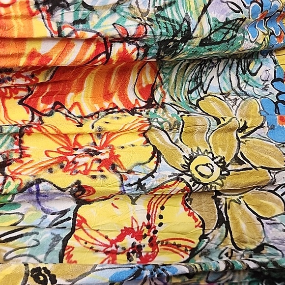 Jams World Fern Grotto Beautiful Vibrant Color Leaf &Floral Maxi Sz S Gardencore - Picture 13 of 16